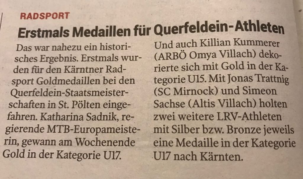 Gold im Querfeldein